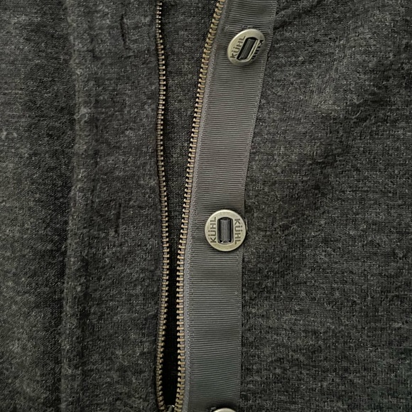 Women's Black Wool-Blend Zip Cardigan Jacket - Picture 4 of 6